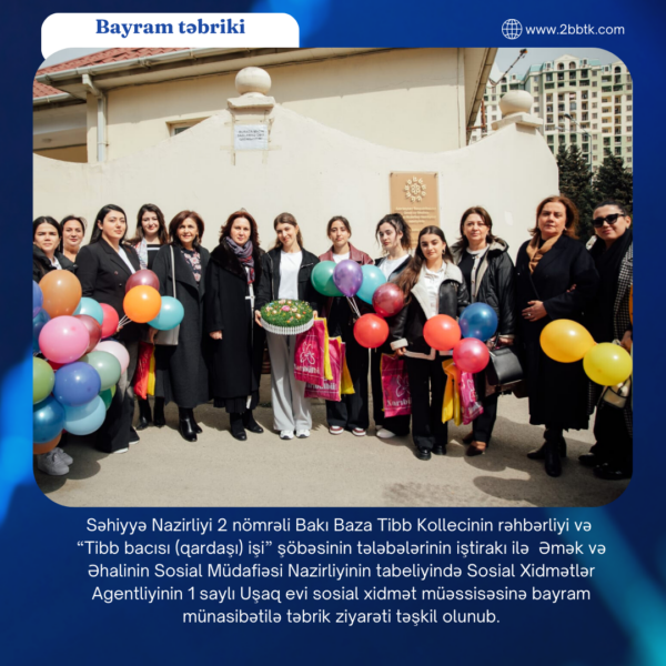 Səhiyyə Nazirliyi 2 nömrəli Bakı Baza Tibb Kollecinin bir qrup tələbəsi Azərbaycanın qadın milli qəhrəmanlarının məzarlarını ziyarət edib. (2)